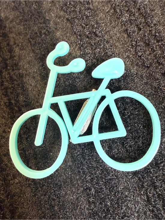 Jewelry - Turquoise Bicycle Brooch Pin - Women's Jewelry
